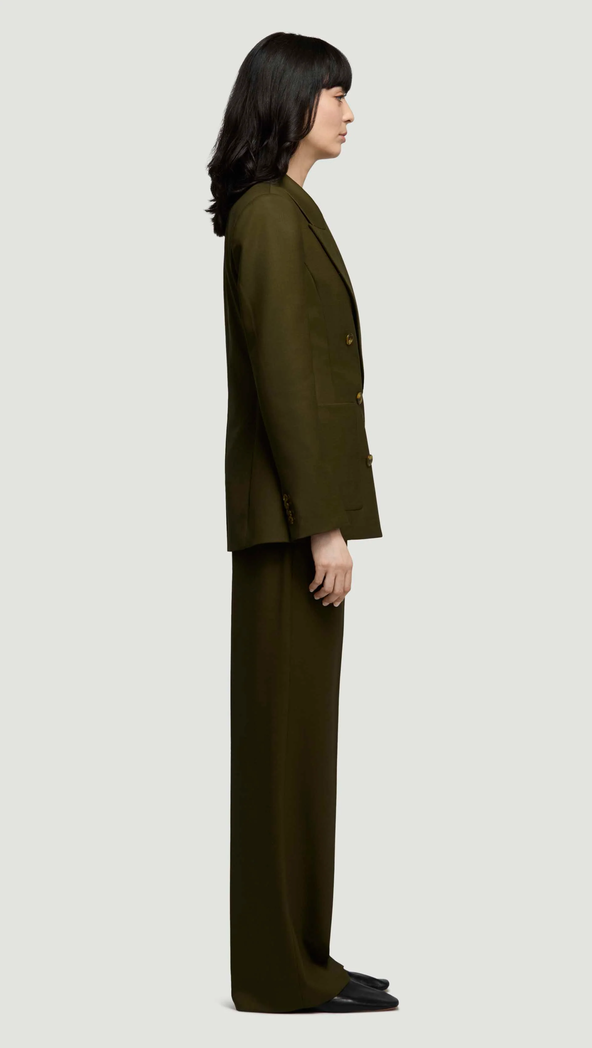 Chelsea Blazer in Seasonless Wool | Basil - Image 4