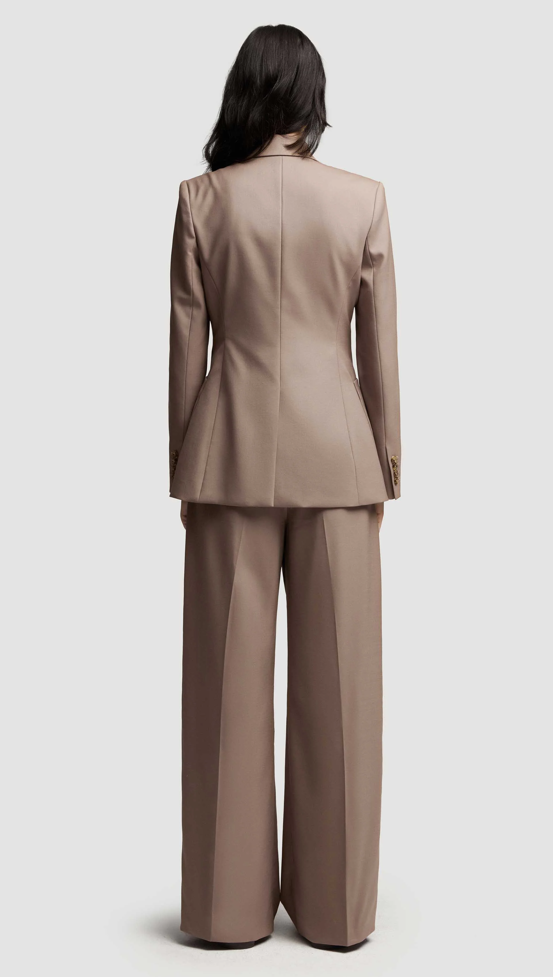 Chelsea Blazer in Seasonless Wool | Taupe - Image 5