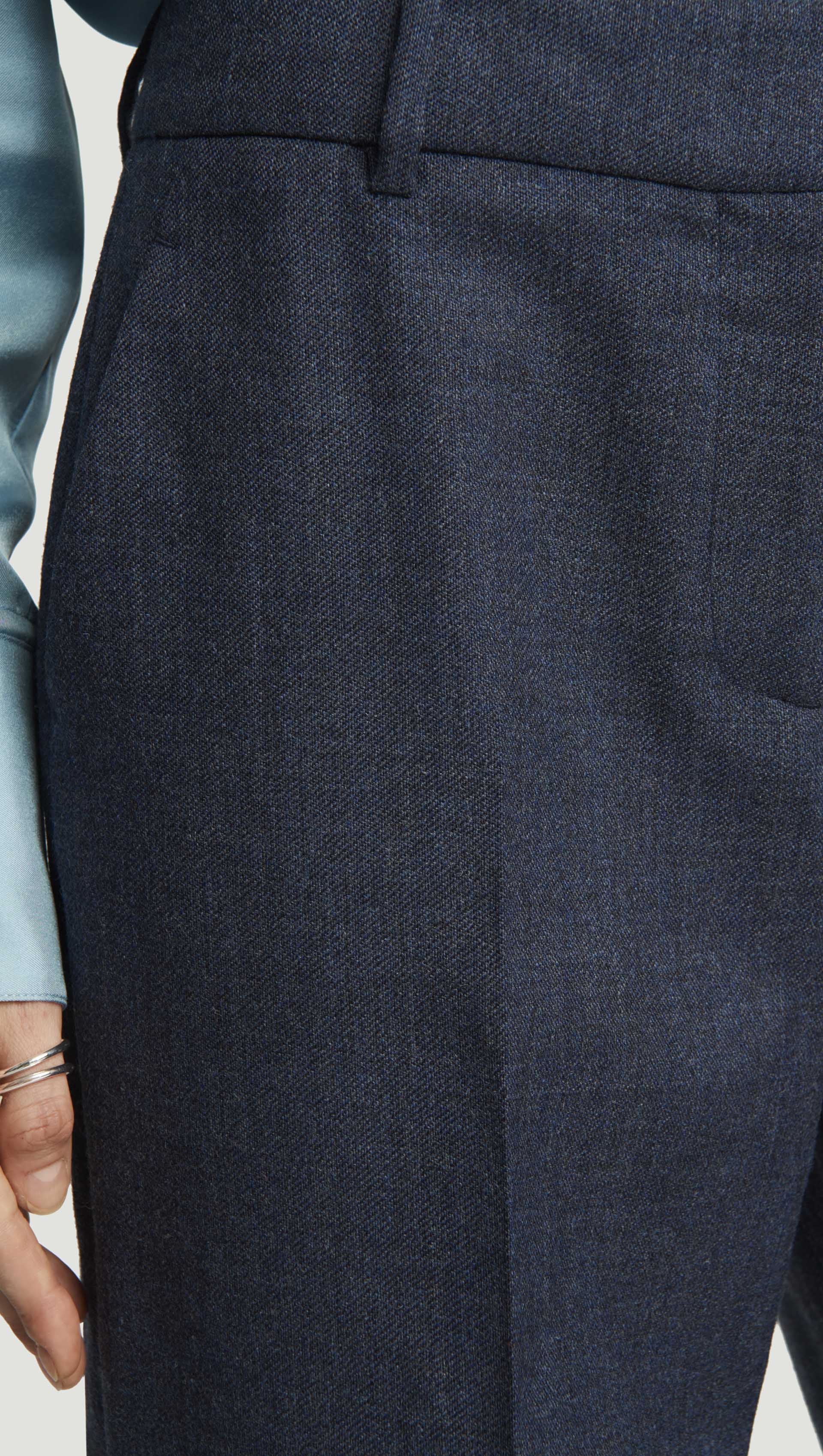 Soho Trouser in Bellagio Wool | Navy - Image 5