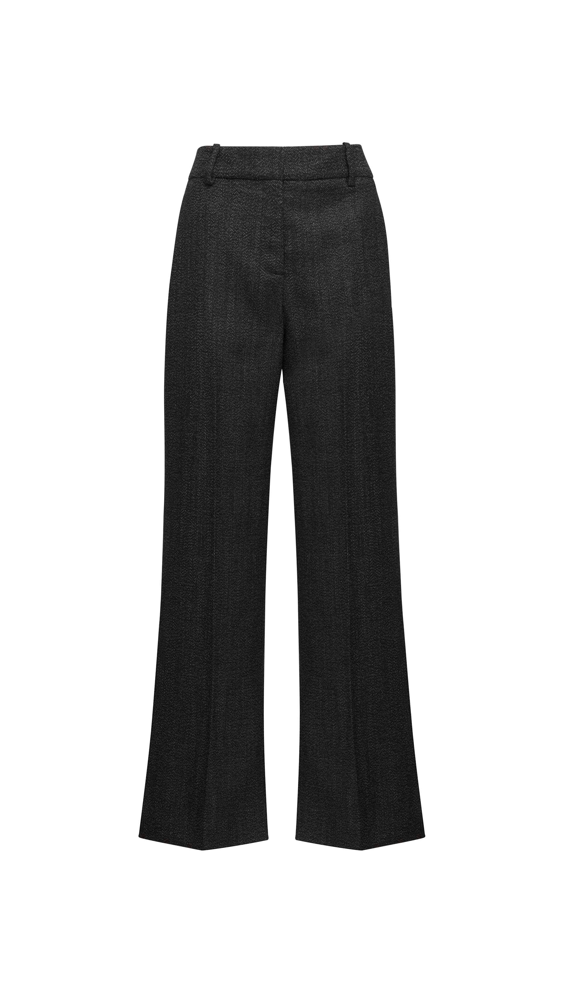 Soho Trouser in Tweed | Chocolate/Blue - Image 6