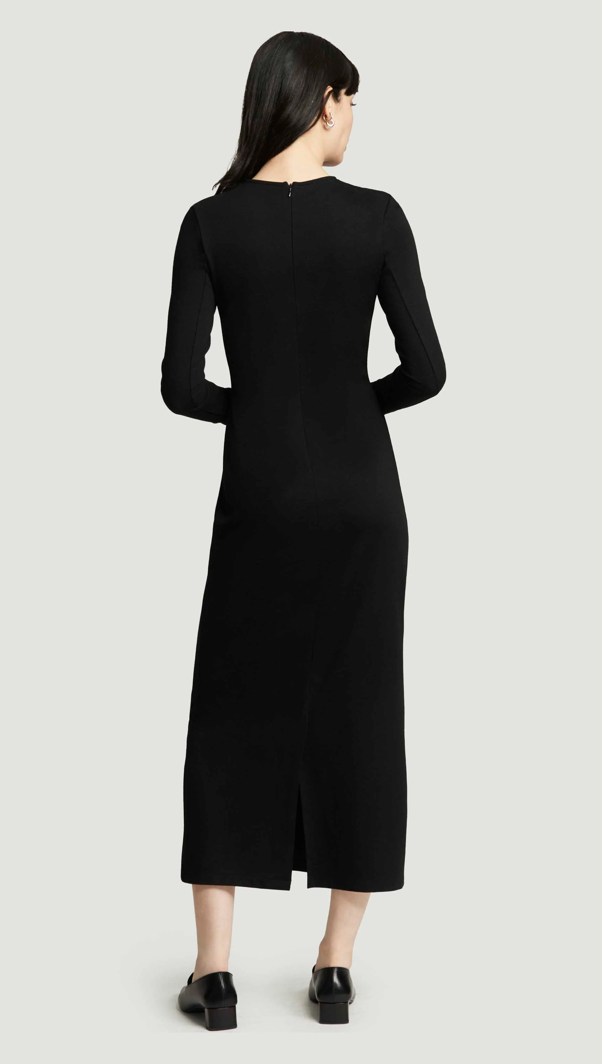 Work Dress in Ponte Jersey | Black - Image 4