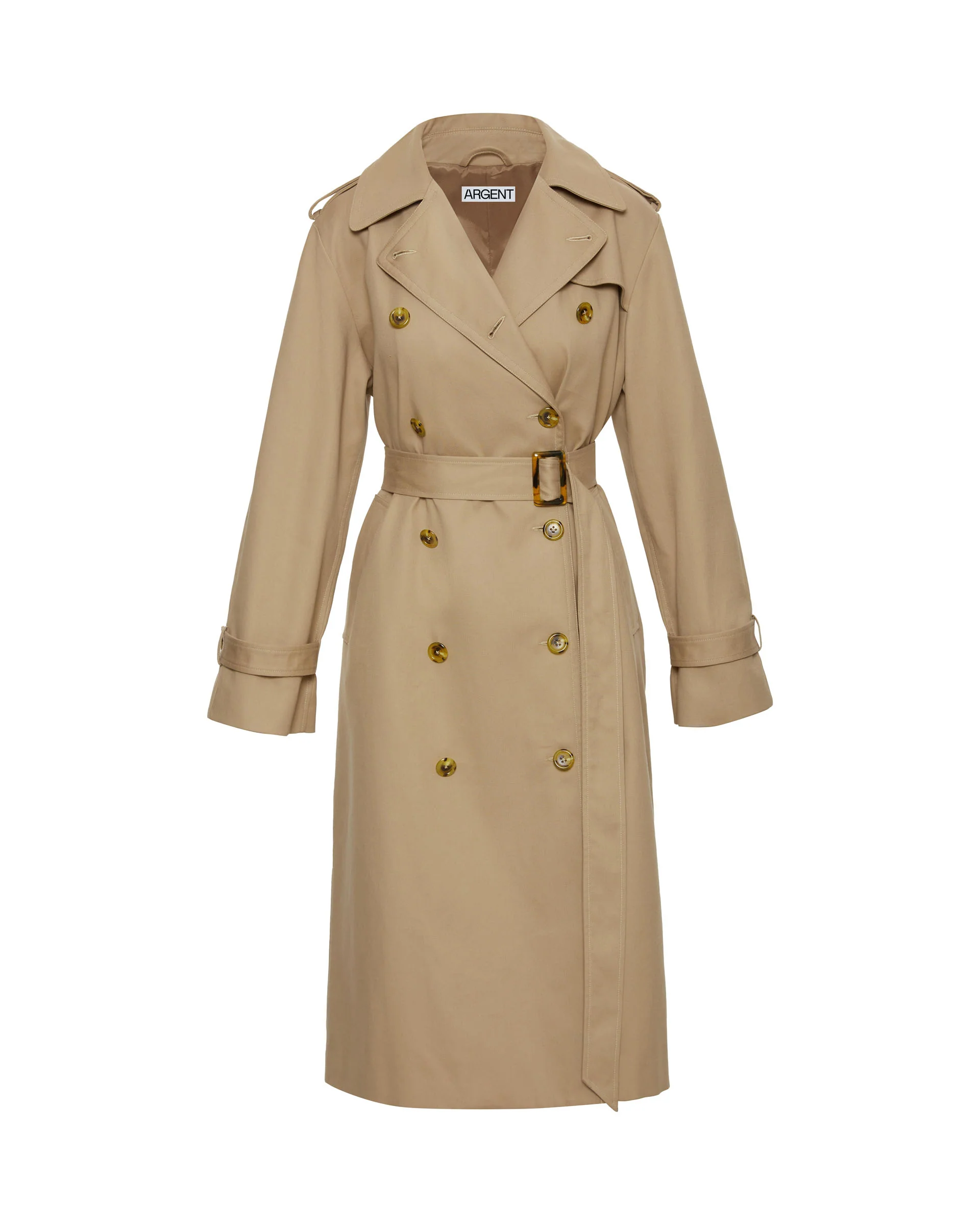Work Trench in Cotton Twill | Beige - Image 8